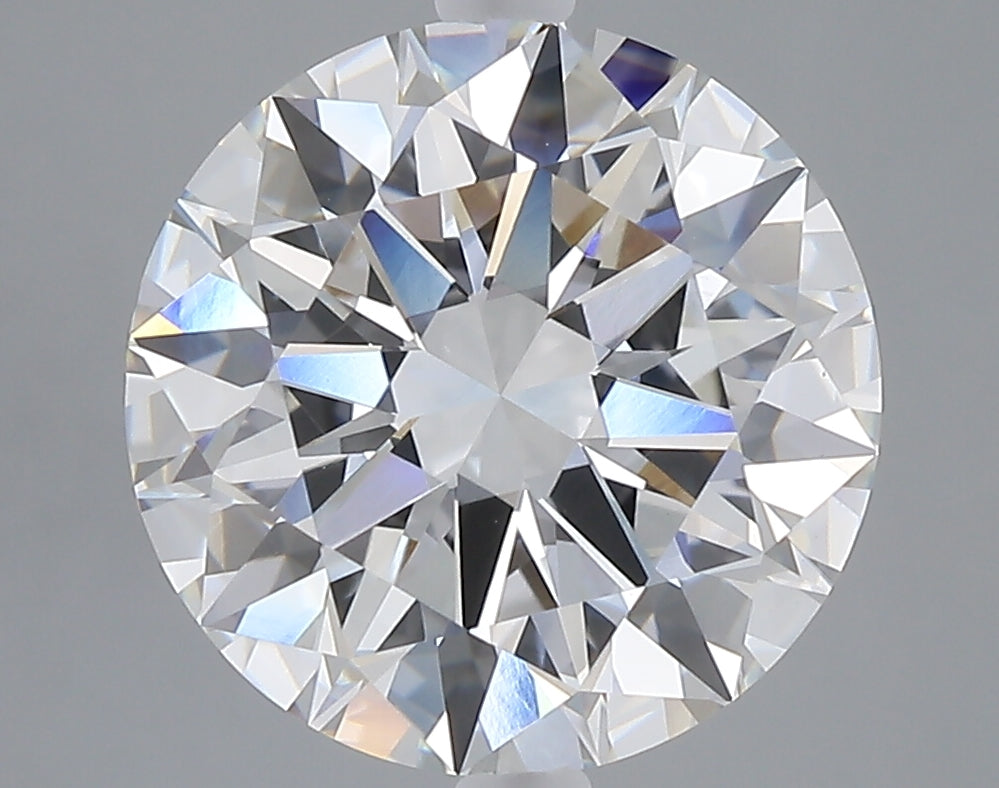 5.00 carat round lab grown diamond E color VVS2 clarity