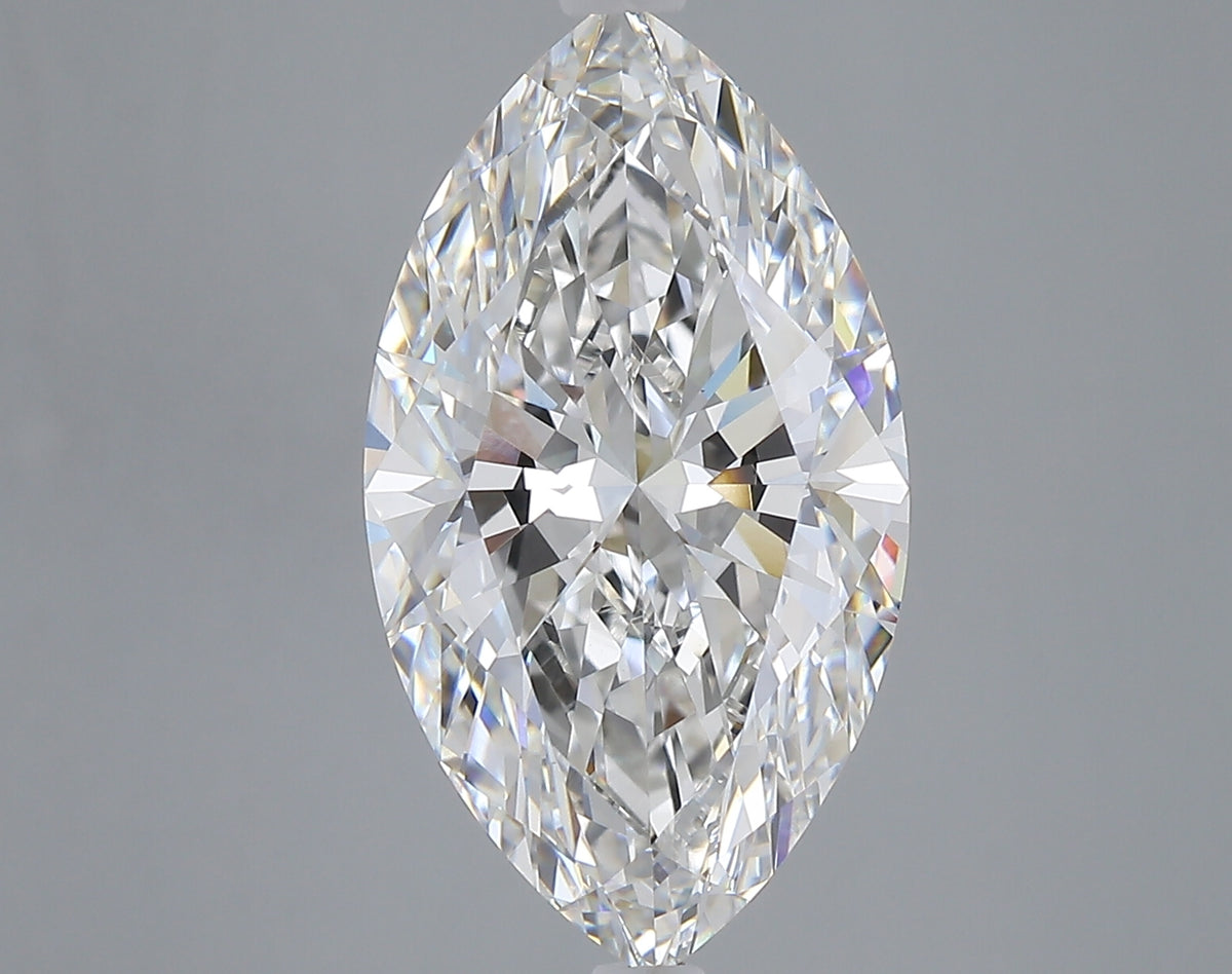 6.10 carat marquise lab grown diamond F color VVS2 clarity