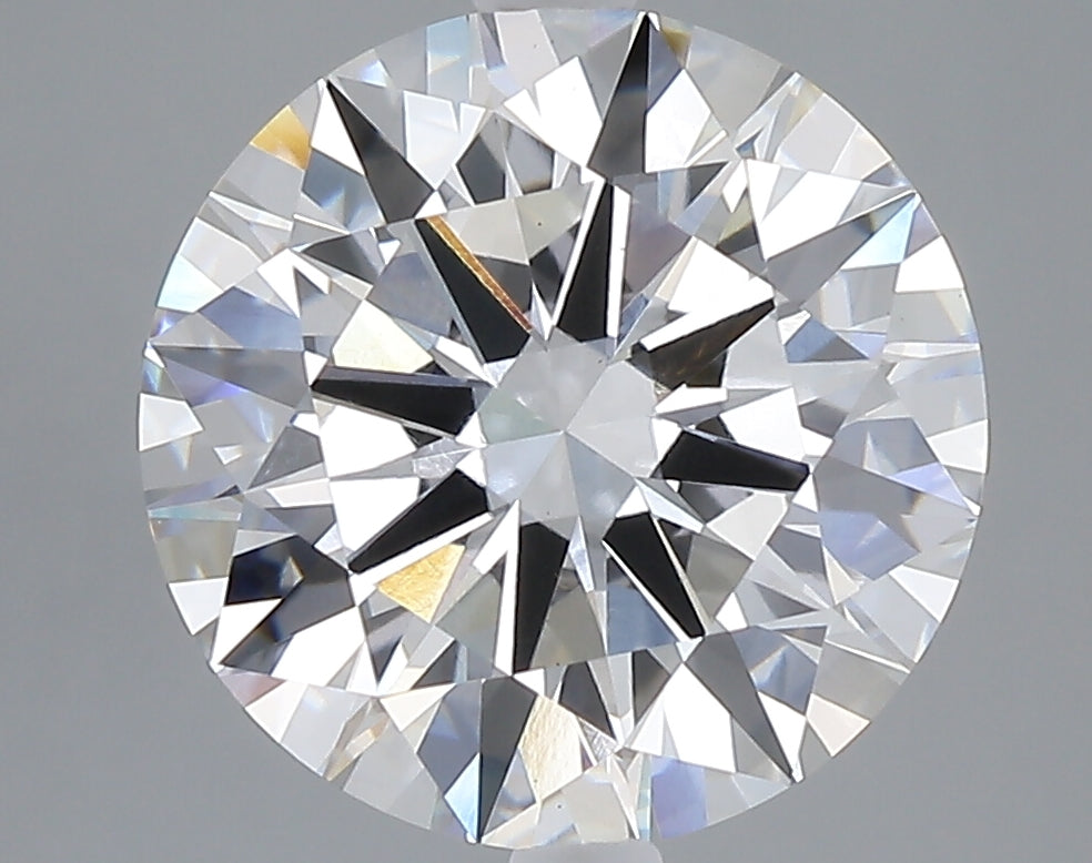 5.01 carat round lab grown diamond E color VVS2 clarity