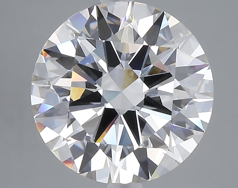 5.00 carat round lab grown diamond F color VVS2 clarity