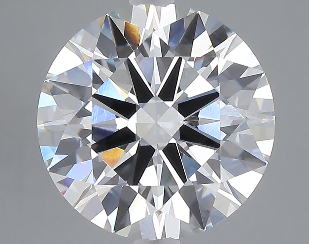 5.05 carat round lab grown diamond E color VVS2 clarity
