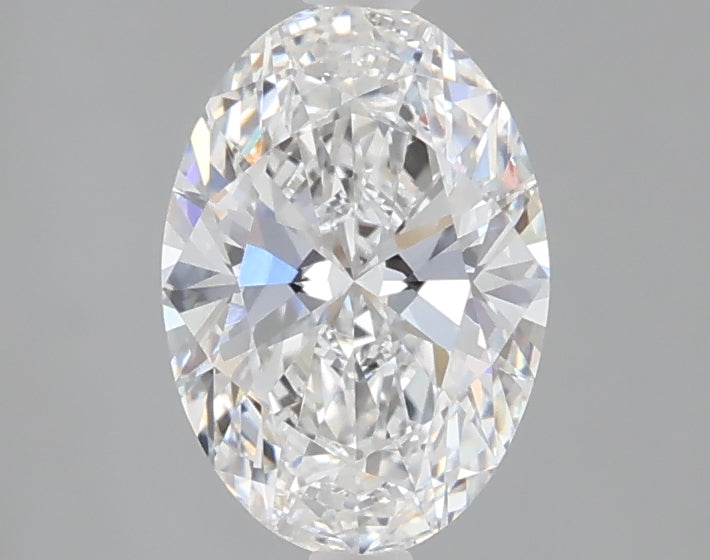1.07 carat oval lab grown diamond E color VVS2 clarity