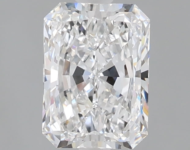 1.07 carat radiant lab grown diamond D color VVS2 clarity