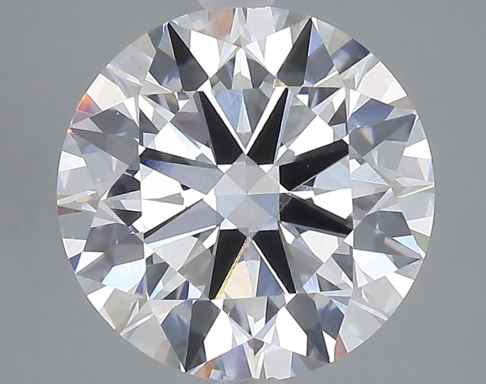 5.06 carat round lab grown diamond E color VS1 clarity