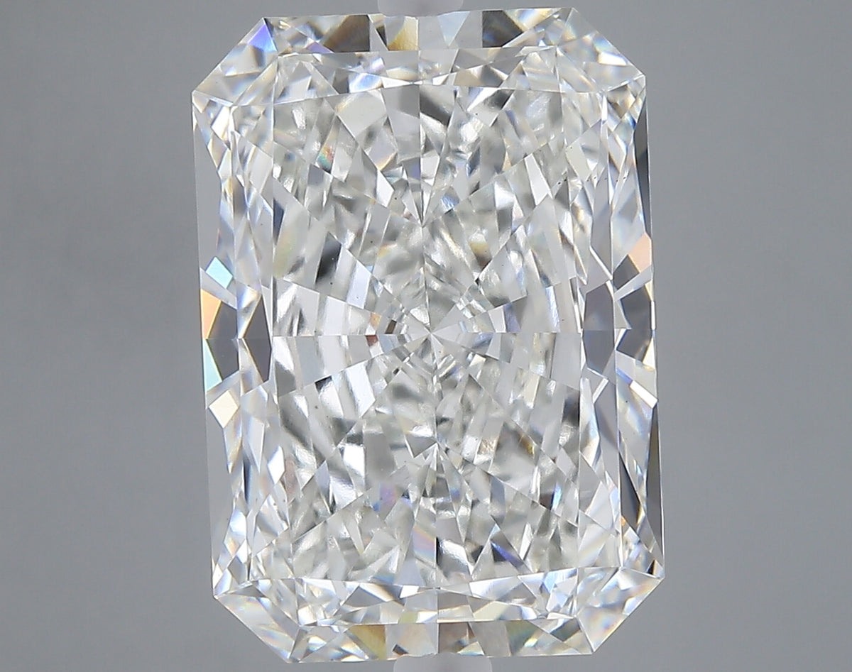 9.73 carat radiant lab grown diamond G color VVS2 clarity
