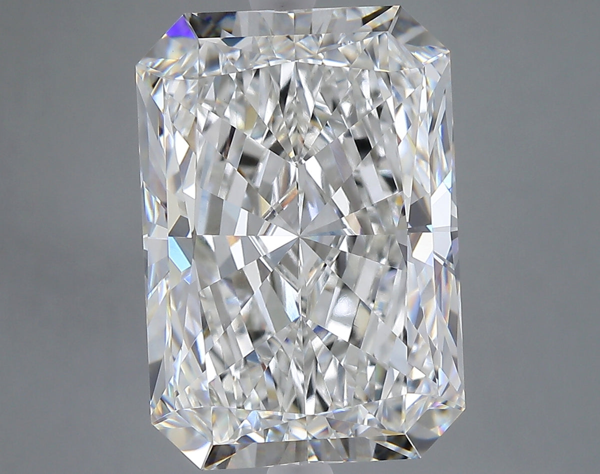 10.00 carat radiant lab grown diamond F color VVS2 clarity
