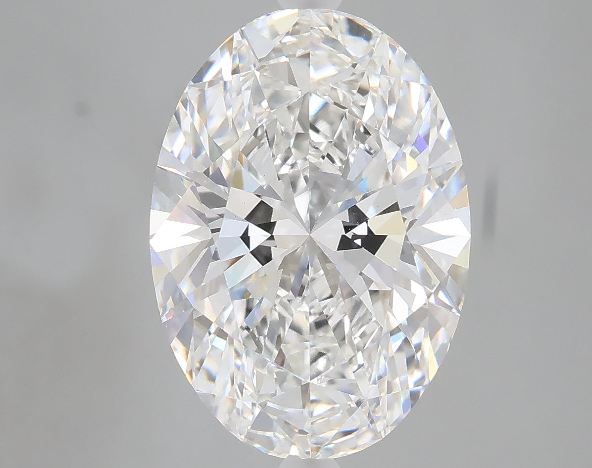 5.06 carat oval lab grown diamond E color VS1 clarity