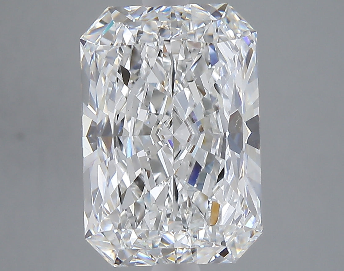 4.60 carat radiant lab grown diamond E color VS1 clarity