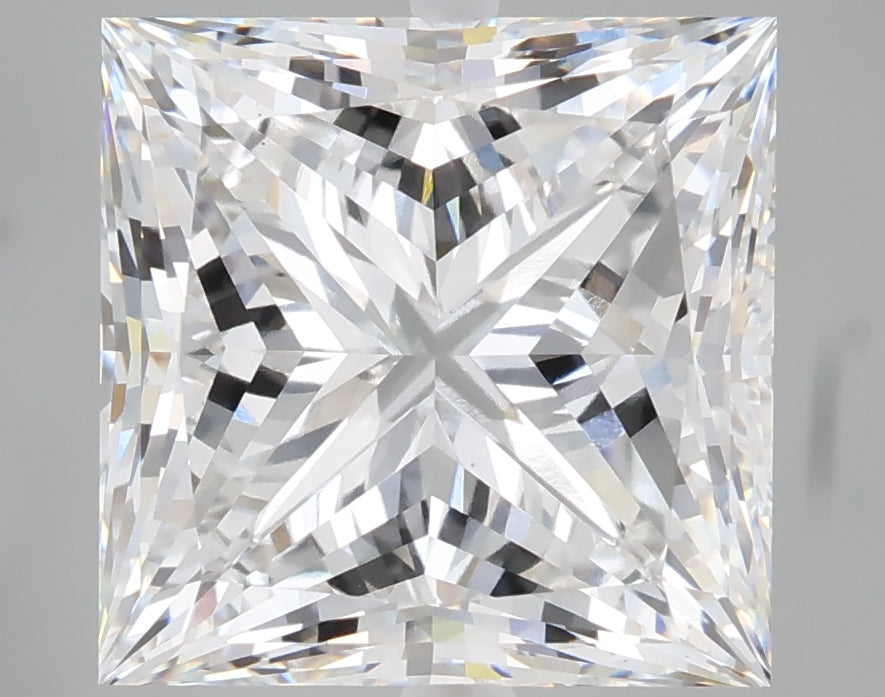 6.50 carat princess lab grown diamond E color VVS2 clarity