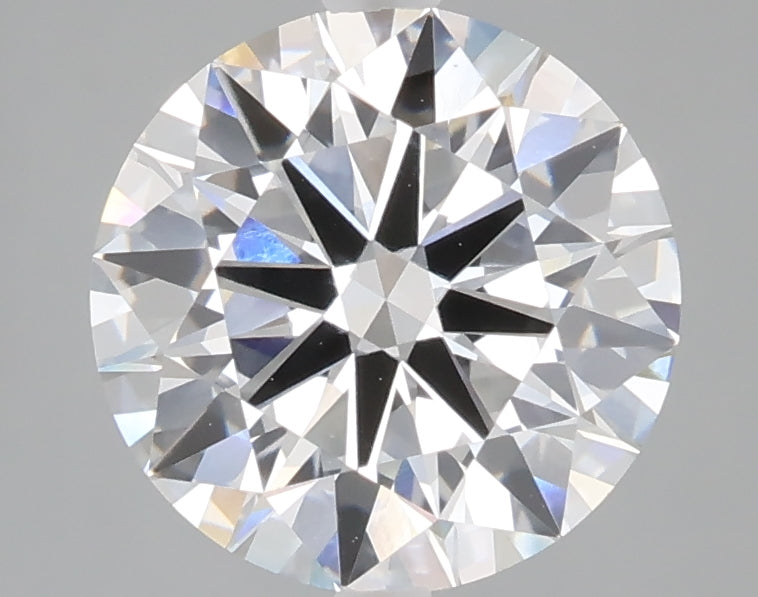 2.60 carat round lab grown diamond E color VS1 clarity