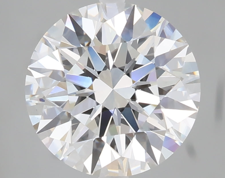 3.02 carat round lab grown diamond E color VS1 clarity