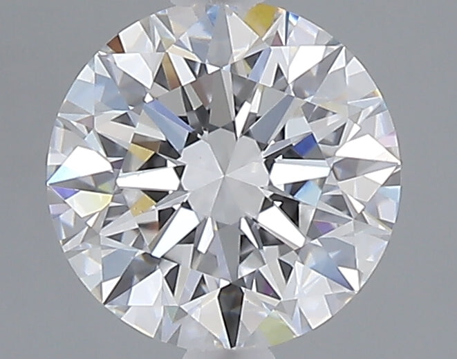 1.51 carat round lab grown diamond D color VVS2 clarity