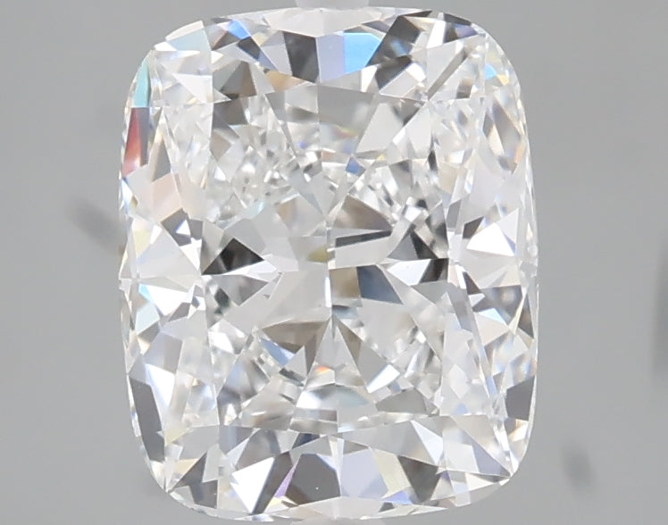 2.09 carat cushion lab grown diamond E color VS1 clarity