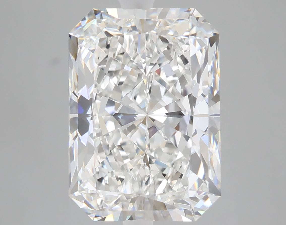 6.05 carat radiant lab grown diamond E color VVS2 clarity