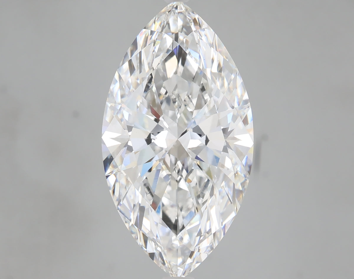 7.10 carat marquise lab grown diamond E color VVS2 clarity