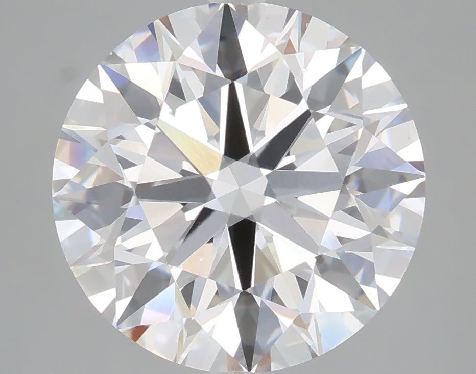 5.22 carat round lab grown diamond E color VVS2 clarity