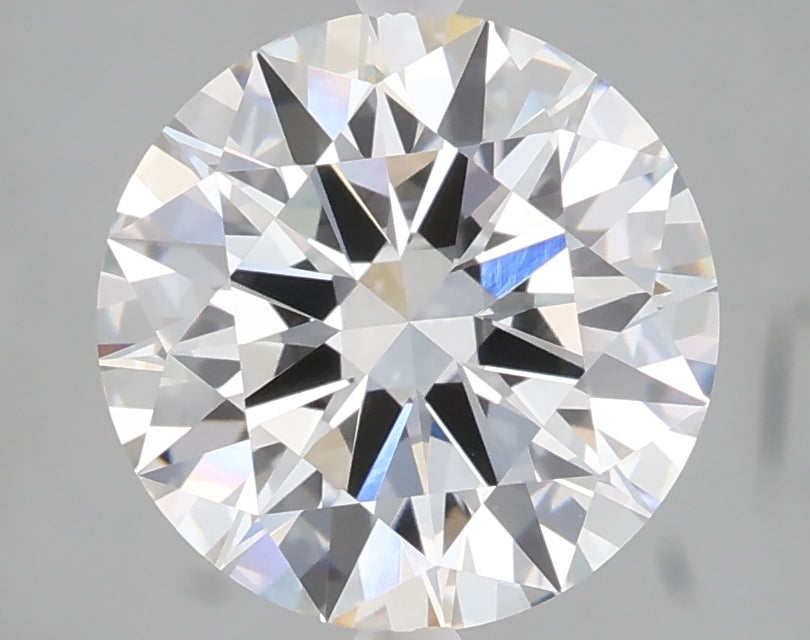 3.02 carat round lab grown diamond E color VVS2 clarity