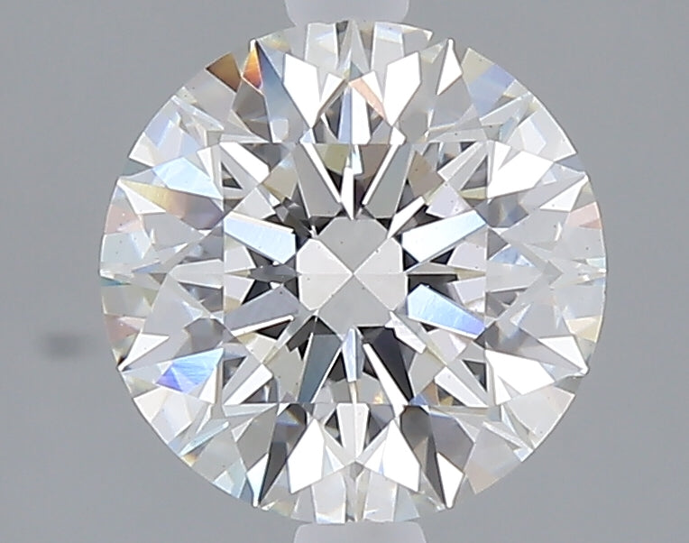 2.07 carat round lab grown diamond F color VS1 clarity