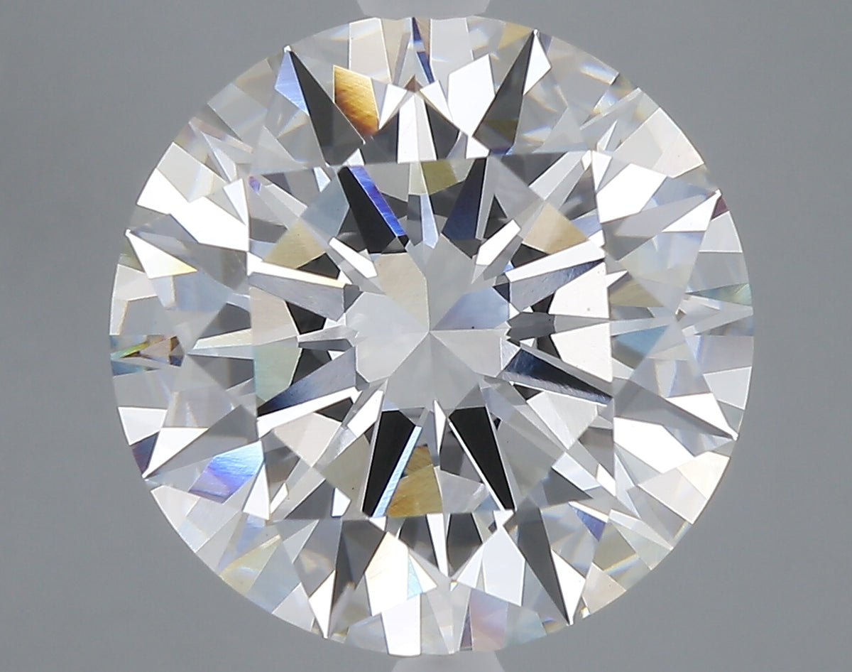 10.09 carat round lab grown diamond F color VS1 clarity