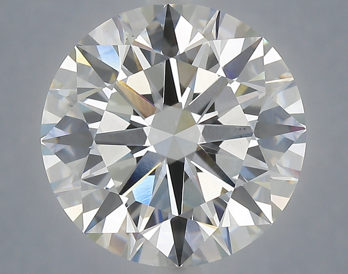 7.07 carat round lab grown diamond G color VS1 clarity