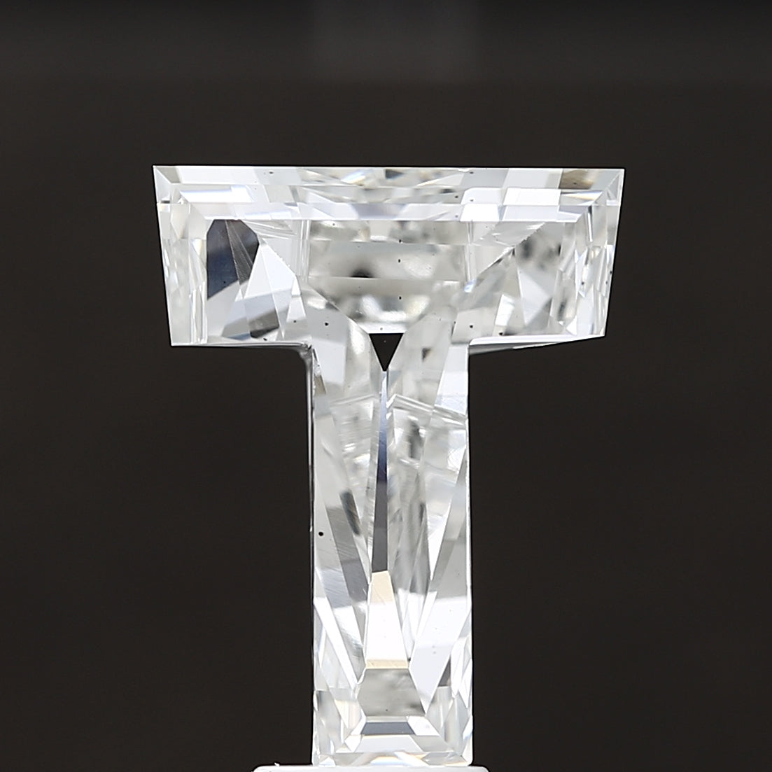 6.46 carat letter t lab grown diamond F color VS1 clarity