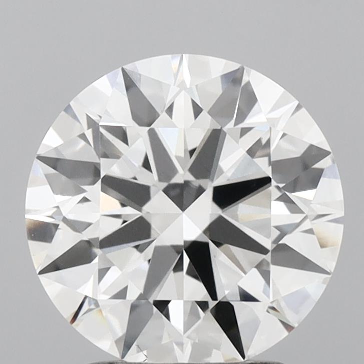 2.19 carat round lab grown diamond F color VS1 clarity