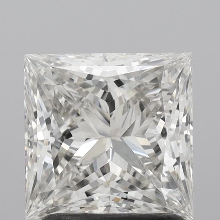 1.62 carat princess lab grown diamond G color VS2 clarity
