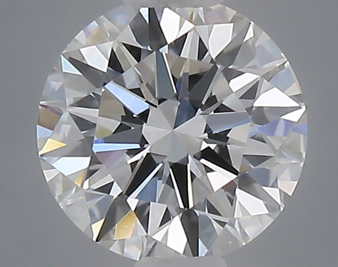 0.53 carat round lab grown diamond D color VVS2 clarity