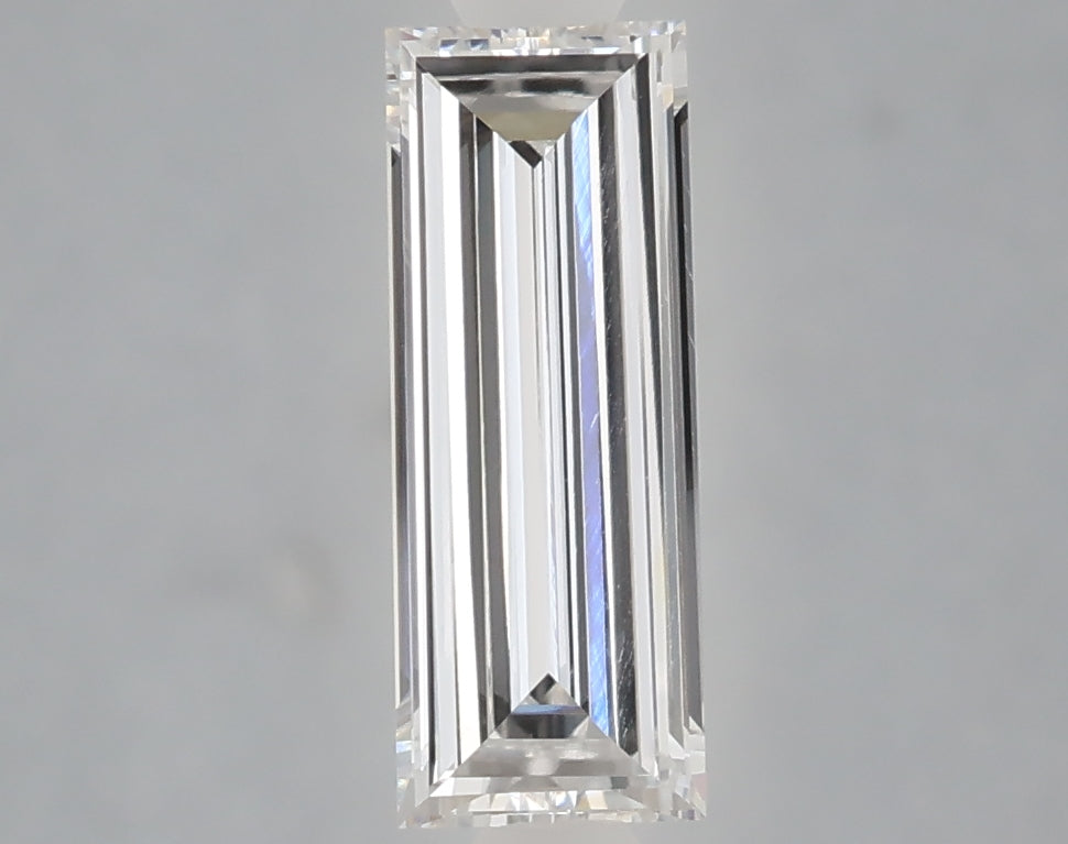 1.05 carat baguette lab grown diamond D color VVS2 clarity