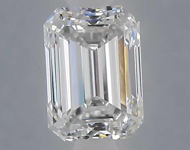 1.07 carat emerald lab grown diamond E color VVS2 clarity