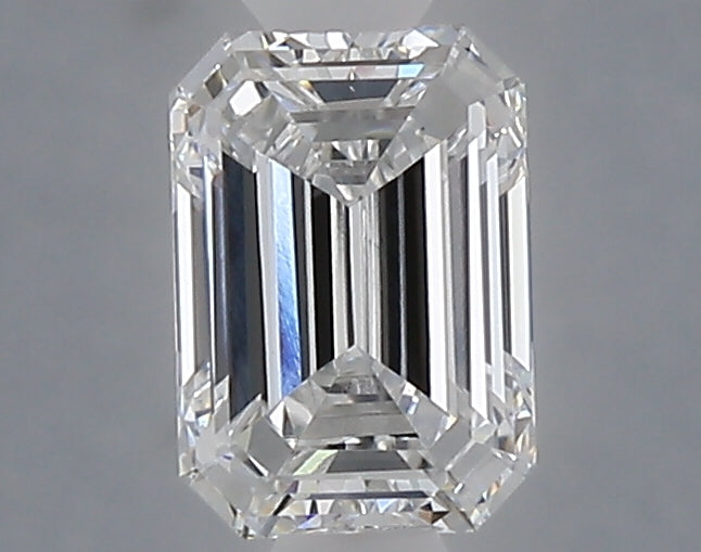 1.01 carat emerald lab grown diamond D color VS1 clarity