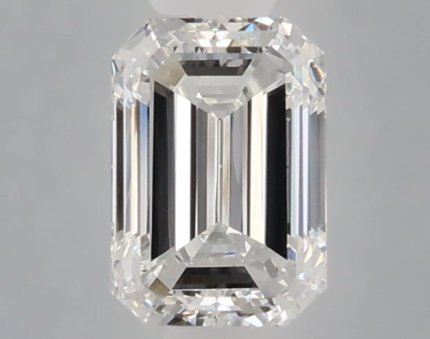 1.04 carat emerald lab grown diamond F color VS1 clarity