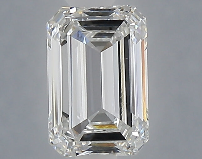 1.03 carat emerald lab grown diamond E color VVS2 clarity