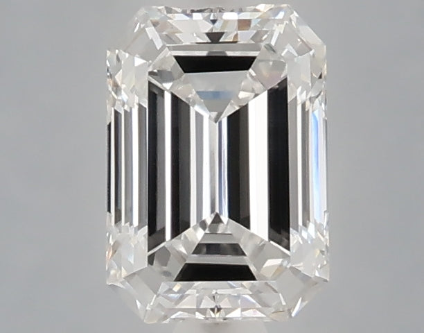 1.04 carat emerald lab grown diamond E color VS1 clarity