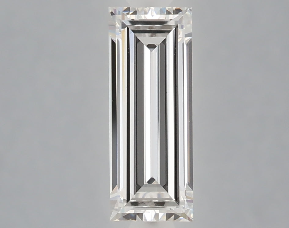 1.05 carat baguette lab grown diamond E color VVS2 clarity