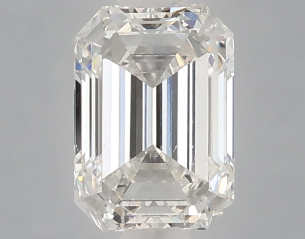 1.06 carat emerald lab grown diamond E color VS2 clarity