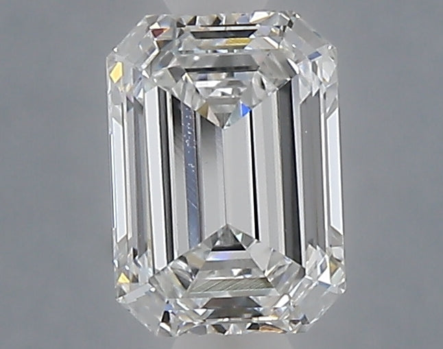 1.04 carat emerald lab grown diamond E color VS1 clarity