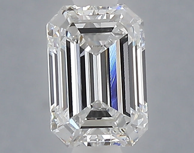 1.02 carat emerald lab grown diamond E color VS1 clarity