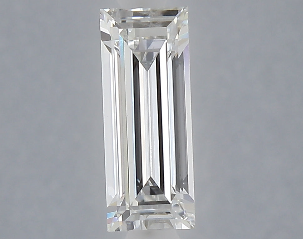1.05 carat baguette lab grown diamond E color VVS2 clarity