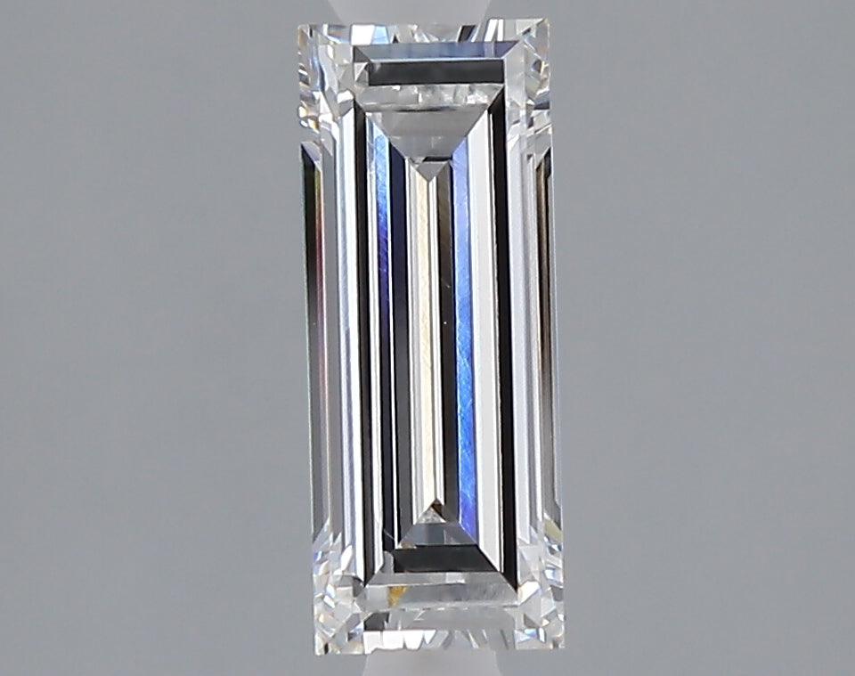 1.06 carat baguette lab grown diamond E color VVS2 clarity
