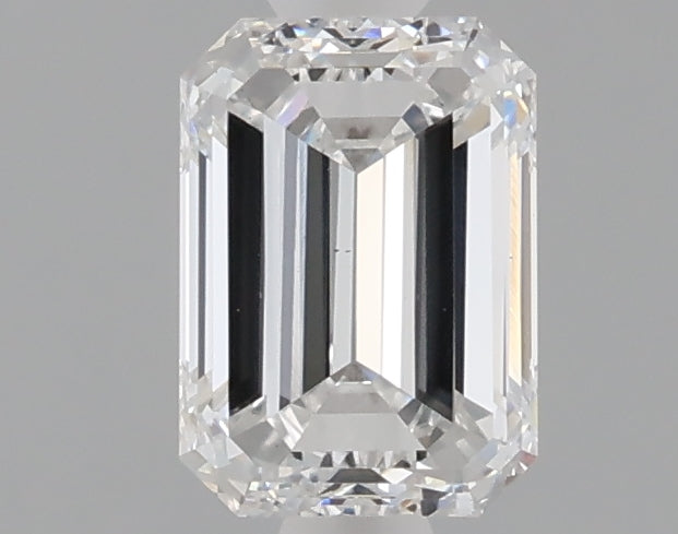1.07 carat emerald lab grown diamond D color VVS2 clarity