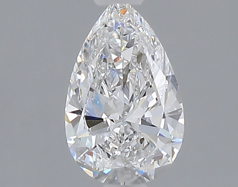 1.03 carat pear lab grown diamond E color VVS2 clarity