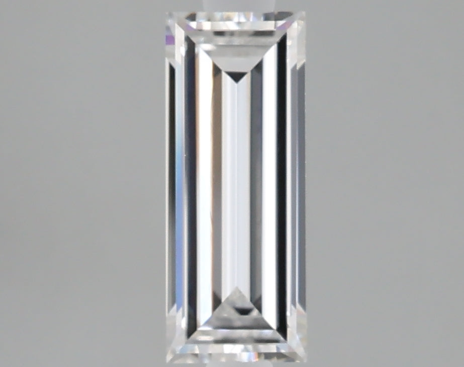 1.07 carat baguette lab grown diamond E color VVS2 clarity