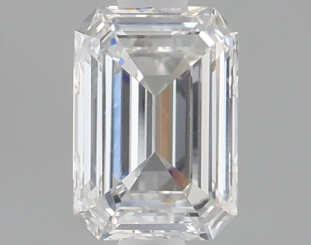 0.94 carat emerald lab grown diamond E color VVS2 clarity