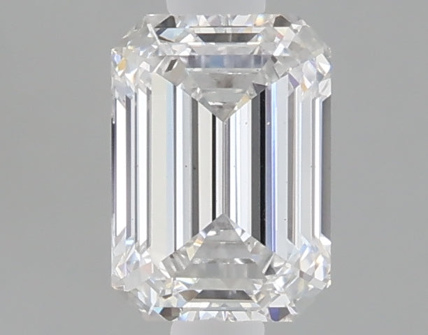 1.01 carat emerald lab grown diamond E color VS2 clarity