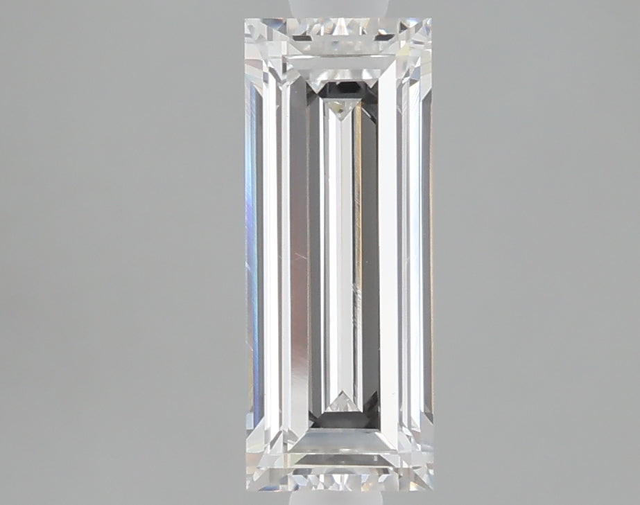 1.01 carat baguette lab grown diamond E color VVS2 clarity