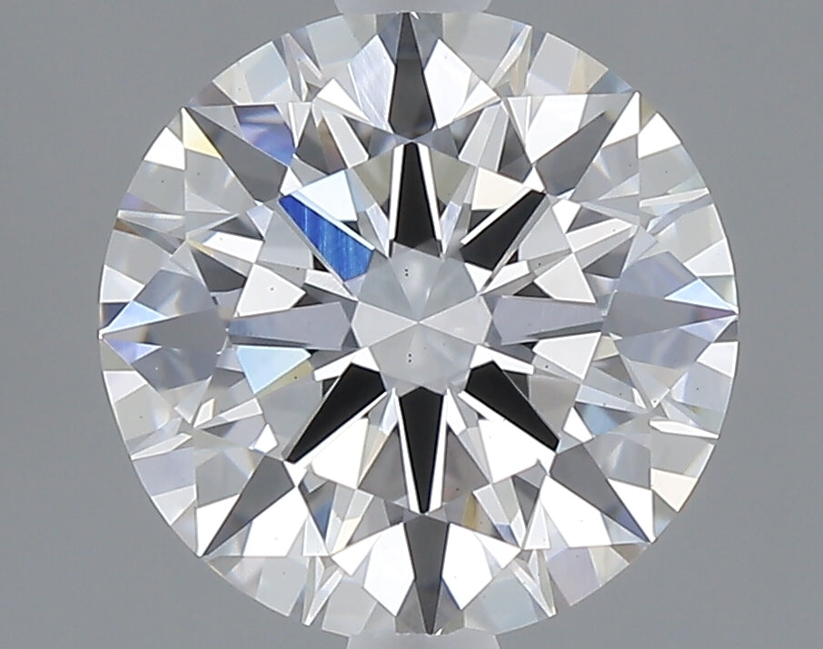 2.08 carat round lab grown diamond E color VS1 clarity