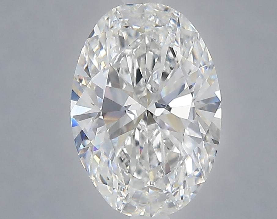 2.09 carat oval lab grown diamond E color VVS2 clarity