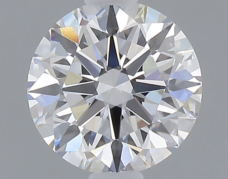 1.08 carat round lab grown diamond D color VVS2 clarity