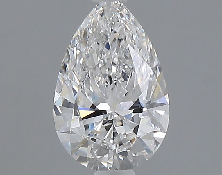 1.03 carat pear lab grown diamond E color VS2 clarity